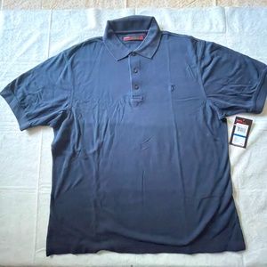 Brand New Men's Perry Ellis America Blue Polo Shirt Sz.XL